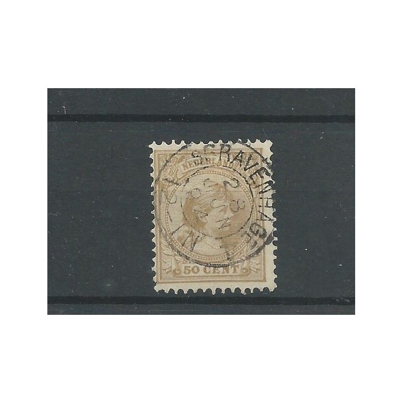 Nederland 43 met "sGRAVENHAGE-4 1894" kleinrond VFU/gebr CV 40+ € Nederland 43 met "sGRAVENHAGE-4 1894" kleinrond VFU/gebr CV 40+ €
