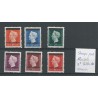 Ned. Indie 351-353, 355-356 Wilhelmina plaatfout MNH/postfris  CV 220 €