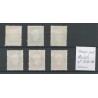 Ned. Indie 351-353, 355-356 Wilhelmina plaatfout MNH/postfris  CV 220 €