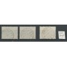 Nederland 87-89 met "LEIDEN 31-5-1907" laatste dag stempel  VFU/gebr  CV 20+ €