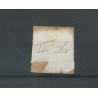 Nederland 1 plt III-36 met "GOUDA-A"  CV 100+ €  kopstaande datum