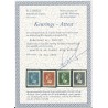 Nederland 346-349 Wilhelmina  MNH/postfris CV 455 € Certificaat !!