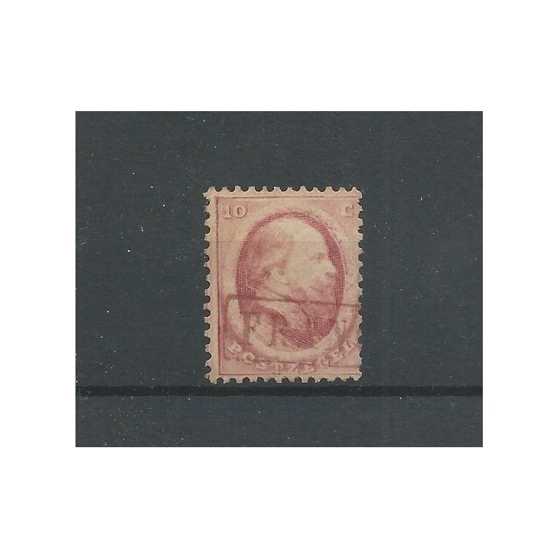 Nederland 5 met FRANC-kastje in ROOD VFU/gebr CV 50+ € Nederland 5 met FRANC-kastje in ROOD VFU/gebr CV 50+ €