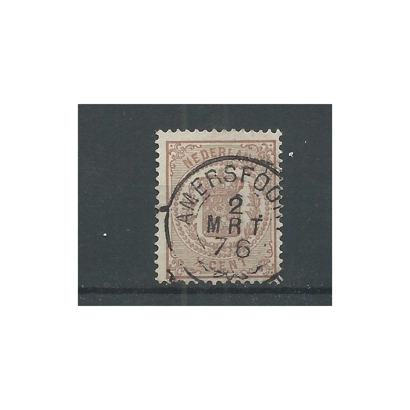 Nederland 13 met AMERSFOORT franco-takje VFU/gebr CV 20+ € Nederland 13 met AMERSFOORT franco-takje VFU/gebr CV 20+ €