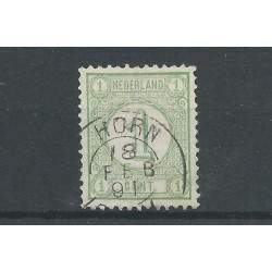 Nederland 31 met HORN kleinrond VFU/gebr  CV 45+ €
