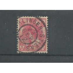 Nederland 60 "HARLINGEN-STIENS" grootrond  VFU/gebr  CV 100+ €
