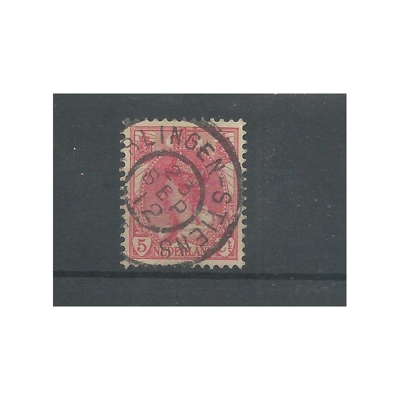 Nederland 60 "HARLINGEN-STIENS" grootrond VFU/gebr CV 100+ € Nederland 60 "HARLINGEN-STIENS" grootrond VFU/gebr CV 100+ €