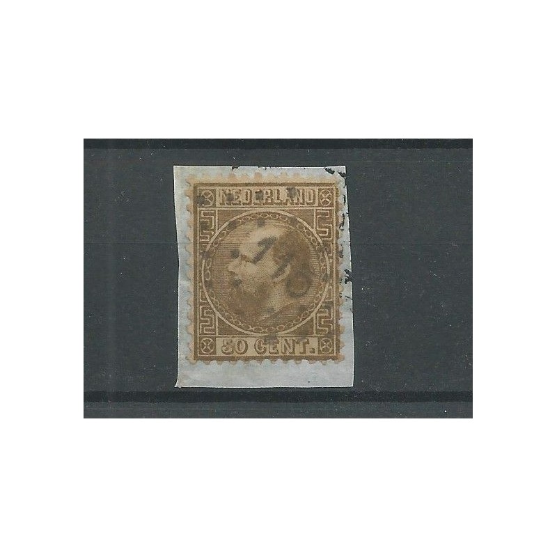 Nederland 12 met puntstempel 115  VFU/gebr  CV 240+ €