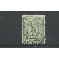 Nederland PW3 met "STEENWIJK 1898" grootrond VFU/gebr  CV 100+ €