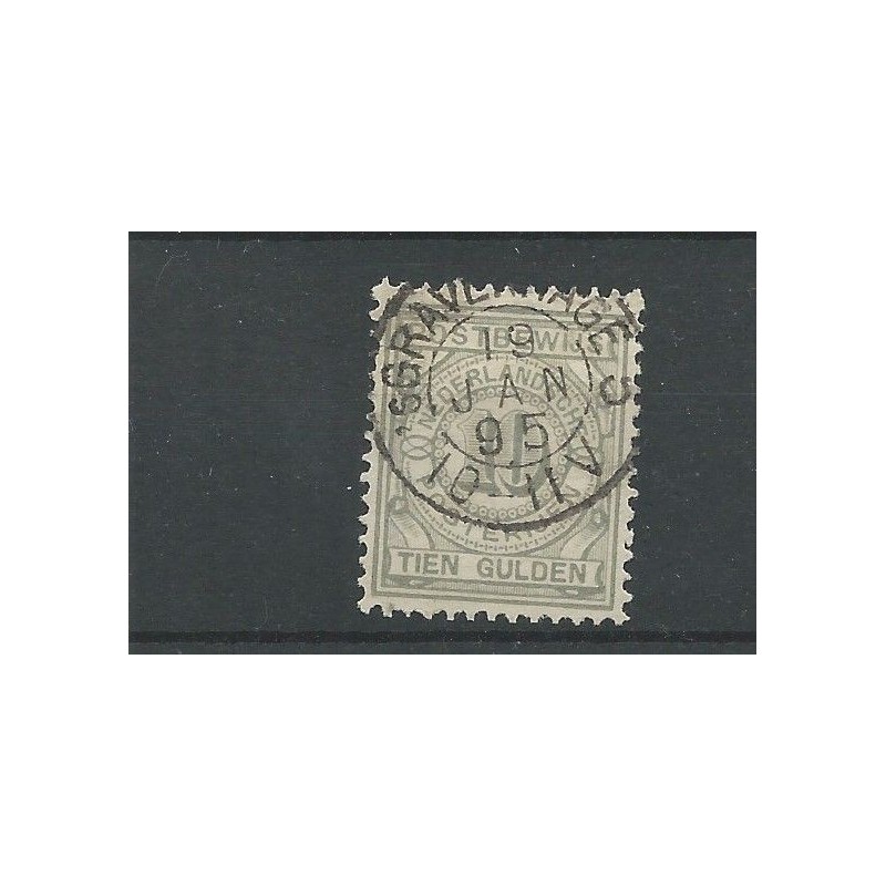 Nederland PW7 met "s'GRAVENHAGE-5 1895" kleinrond VFU/gebr CV 55+ € Nederland PW7 met "s'GRAVENHAGE-5 1895" kleinrond VFU/gebr CV 55+ €