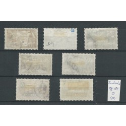 Zwitserland  179-184 Luftpost 1923  VFU/gebr  CV 170 €