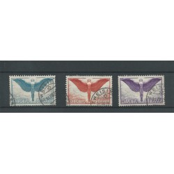 Zwitserland  189-191x  Luftpost 1924  VFU/gebr  CV 170 €
