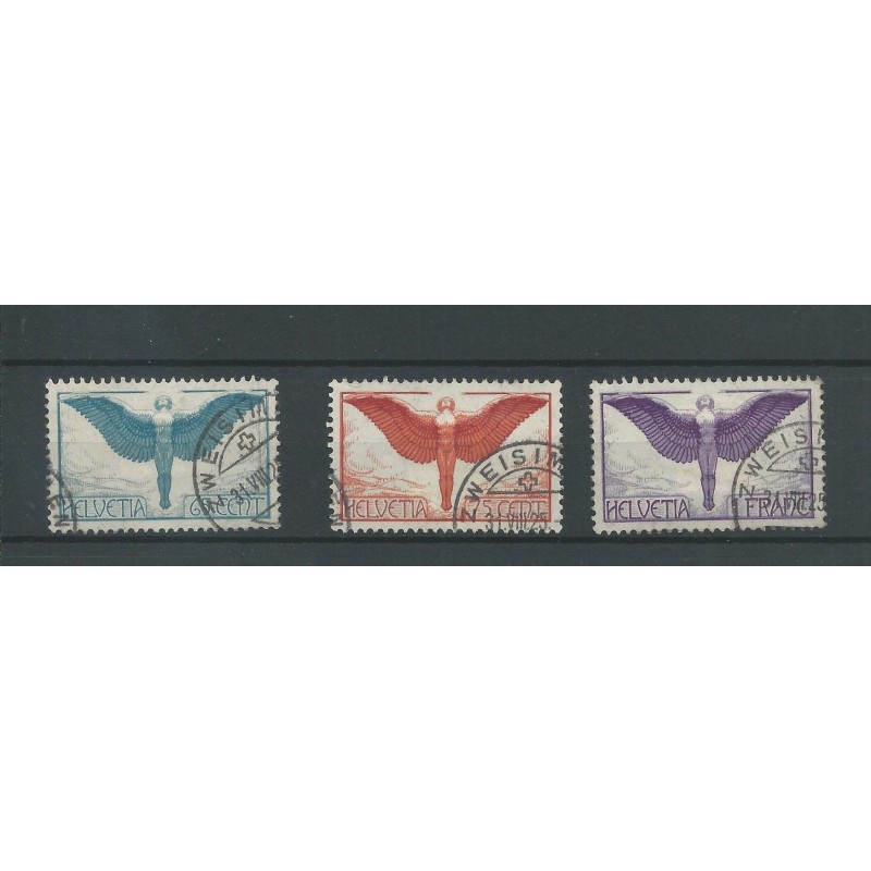 Zwitserland 189-191x Luftpost 1924 VFU/gebr CV 170 € Zwitserland 189-191x Luftpost 1924 VFU/gebr CV 170 €