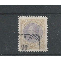 Curacao 12aF   Willem III  1873  VFU/gebr  CV 60 €