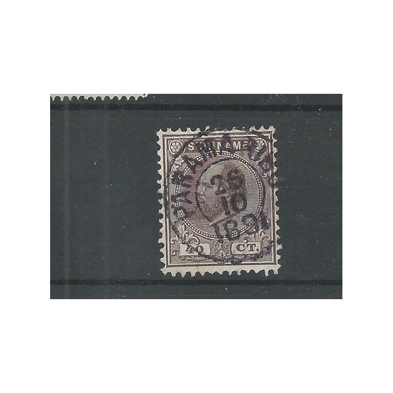 Suriname 12C Willem III VFU/gebr CV 40 € !! PRACHT !! Suriname 12C Willem III VFU/gebr CV 40 € !! PRACHT !!