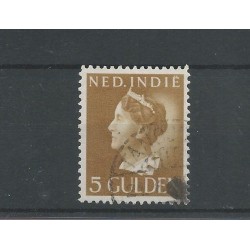 Ned. Indie 287 Konijnenburg 5Gld VFU/gebr  CV 3750 € lees svp