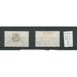 Zwitserland  233-234x  Luftpost 1929  VFU/gebr  CV 160 €