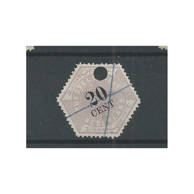 Nederland TG6 Telegram 20 ct VFU/gebr CV 17 € Nederland TG6 Telegram 20 ct VFU/gebr CV 17 €