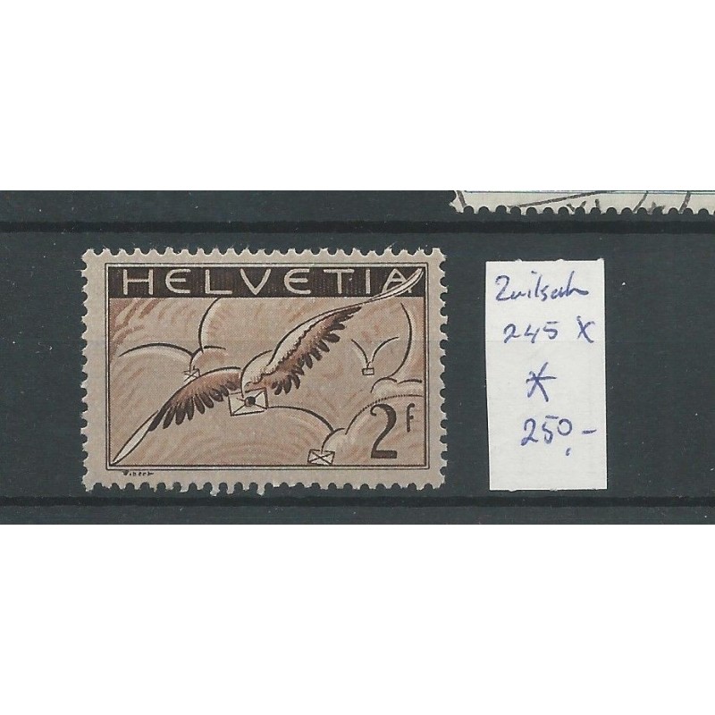 Zwitserland 245x Luftpost 1930 MH/ongebr CV 250 € Zwitserland 245x Luftpost 1930 MH/ongebr CV 250 €