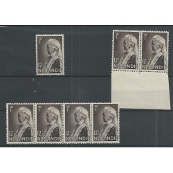 Ned. Indie 216 Koningin Emma MNH/postfris  CV 52 €
