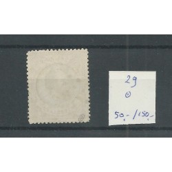 Nederland  29 met puntstempel 82  VFU/gebr   CV  200 €