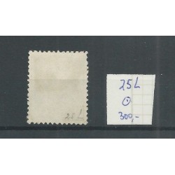 Nederland  25L Willem III 12,5x12,5 gr.gt  VFU/gebr  CV  300 €