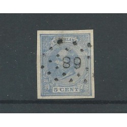 Nederland  19v  Willem III  1872 ongetand  VFU/gebr  CV  100+ €