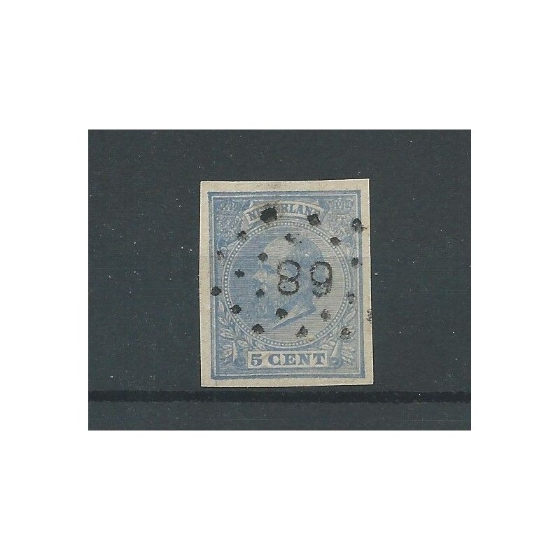Nederland  19v  Willem III  1872 ongetand  VFU/gebr  CV  100+ €