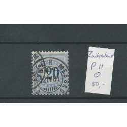 Zwitserland   P11 port  Faser papier   VFU/gebr   CV 50 €