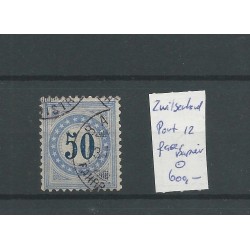 Zwitserland   P12 Port  Faser papier   VFU/gebr   CV 600 €