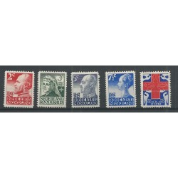 Nederland  203-207 Rode Kruis MNH/postfris  CV 75 €