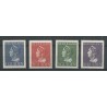 Nederland  346-349 Wilhelmina Konijnenburg  MNH/postfris  CV 455 € Certificaat Muis !!