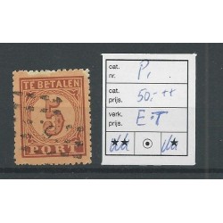 Nederland P1 port met "E.T" plaatfout ?  VFU/gebr  CV 50+€