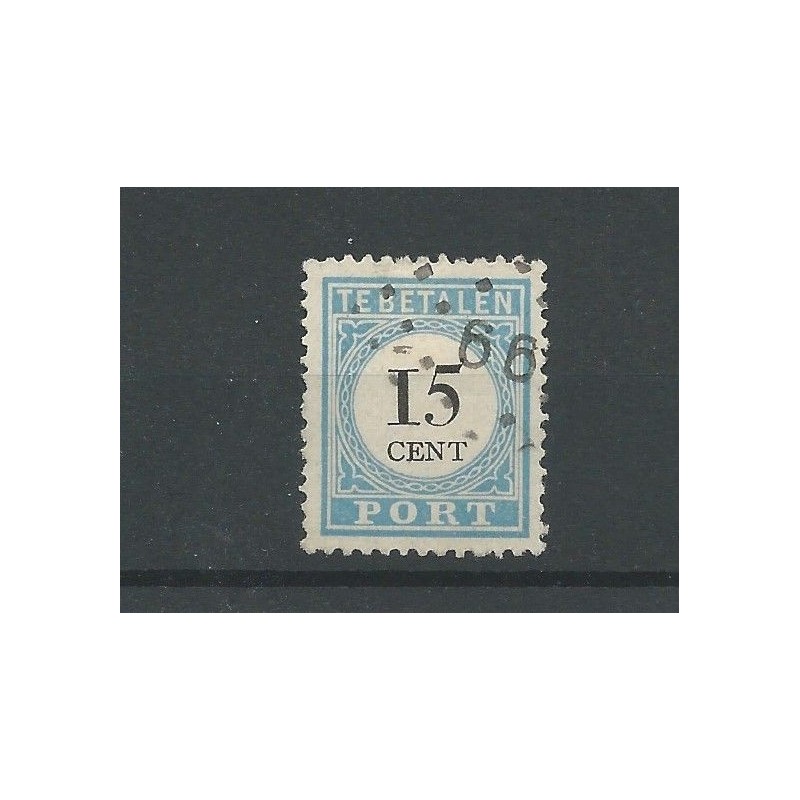 Nederland P9D-II met puntstempel 66/Leerdam VFU/gebr CV 41€ Nederland P9D-II met puntstempel 66/Leerdam VFU/gebr CV 41€