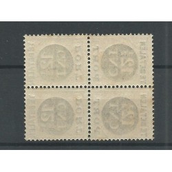 Nederland P68a  2x in blokje van 4 MNH/postfris  CV 50 €