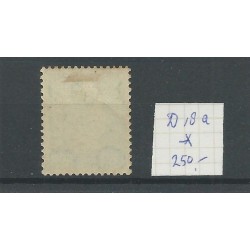 Nederland  D18a   Dienst 1940  MH/ongebr  CV 250 €