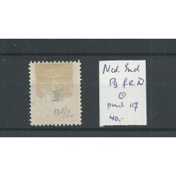 Ned. INDIE  P9fe D  "E.T" fout  LUXE  puntstempel 117 VFU/gebr  CV 40+ €
