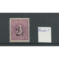 Ned. Indie  39 "Witte vlek aan poot van T" MH/ongebr CV 25 €