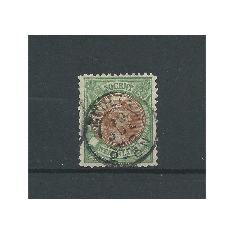 Nederland 45B met "ZWOLLE 1898" VFU/gebr CV 20+ € Nederland 45B met "ZWOLLE 1898" VFU/gebr CV 20+ €