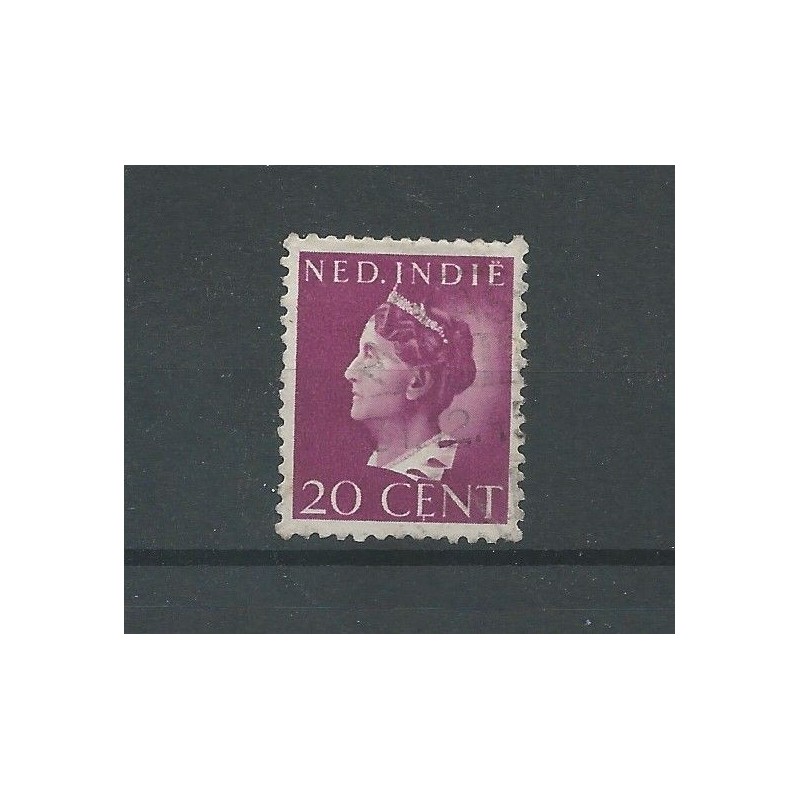 Ned. Indie 277 Wilhelmina 20ct VFU/gebr CV 150 € Ned. Indie 277 Wilhelmina 20ct VFU/gebr CV 150 €