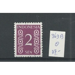 Ned. Indie  363B  Cijfer 11,5x12  VFU/gebr  CV 37 €