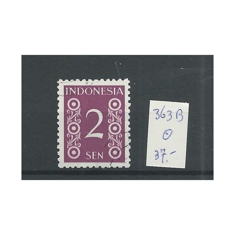 Ned. Indie 363B Cijfer 11,5x12 VFU/gebr CV 37 € Ned. Indie 363B Cijfer 11,5x12 VFU/gebr CV 37 €