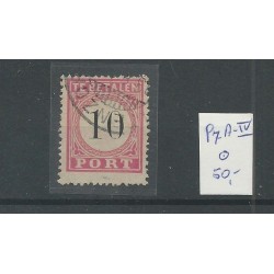 Ned. Indie  P7A-IV  port  VFU/gebr CV 50 €