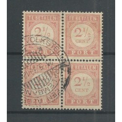 Ned. Indie  P24 blokje van 4   VFU CV 5 €
