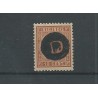 Ned. Indie  D1h  Dienst handstempel MH/gebr  CV 35 €