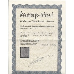Suriname  3C-13C  Willem III  MH/ongebr  CV 710 €  Certificaat !!