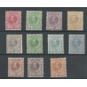 Suriname  3C-13C  Willem III  MH/ongebr  CV 710 €  Certificaat !!