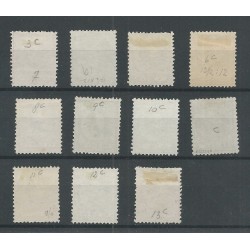Suriname  3C-13C  Willem III  MH/ongebr  CV 710 €  Certificaat !!