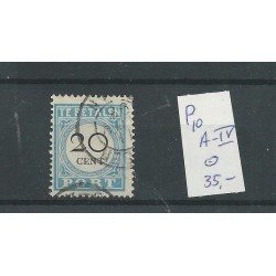 Nederland P10 A-IV  VFU/gebr  CV 35 €
