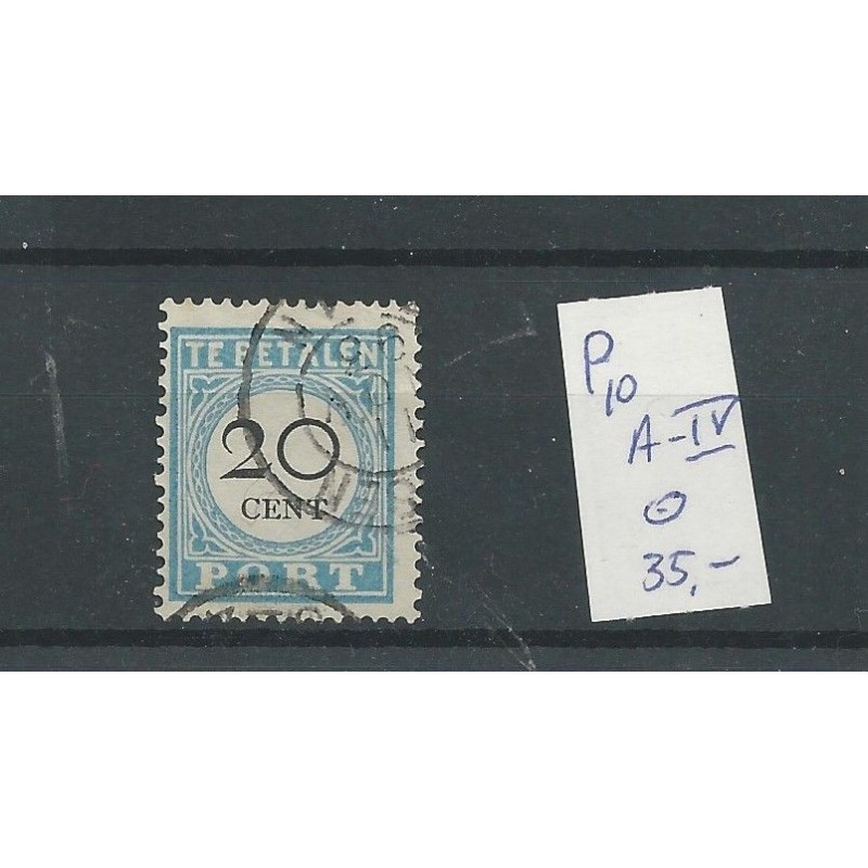 Nederland P10 A-IV VFU/gebr CV 35 € Nederland P10 A-IV VFU/gebr CV 35 €